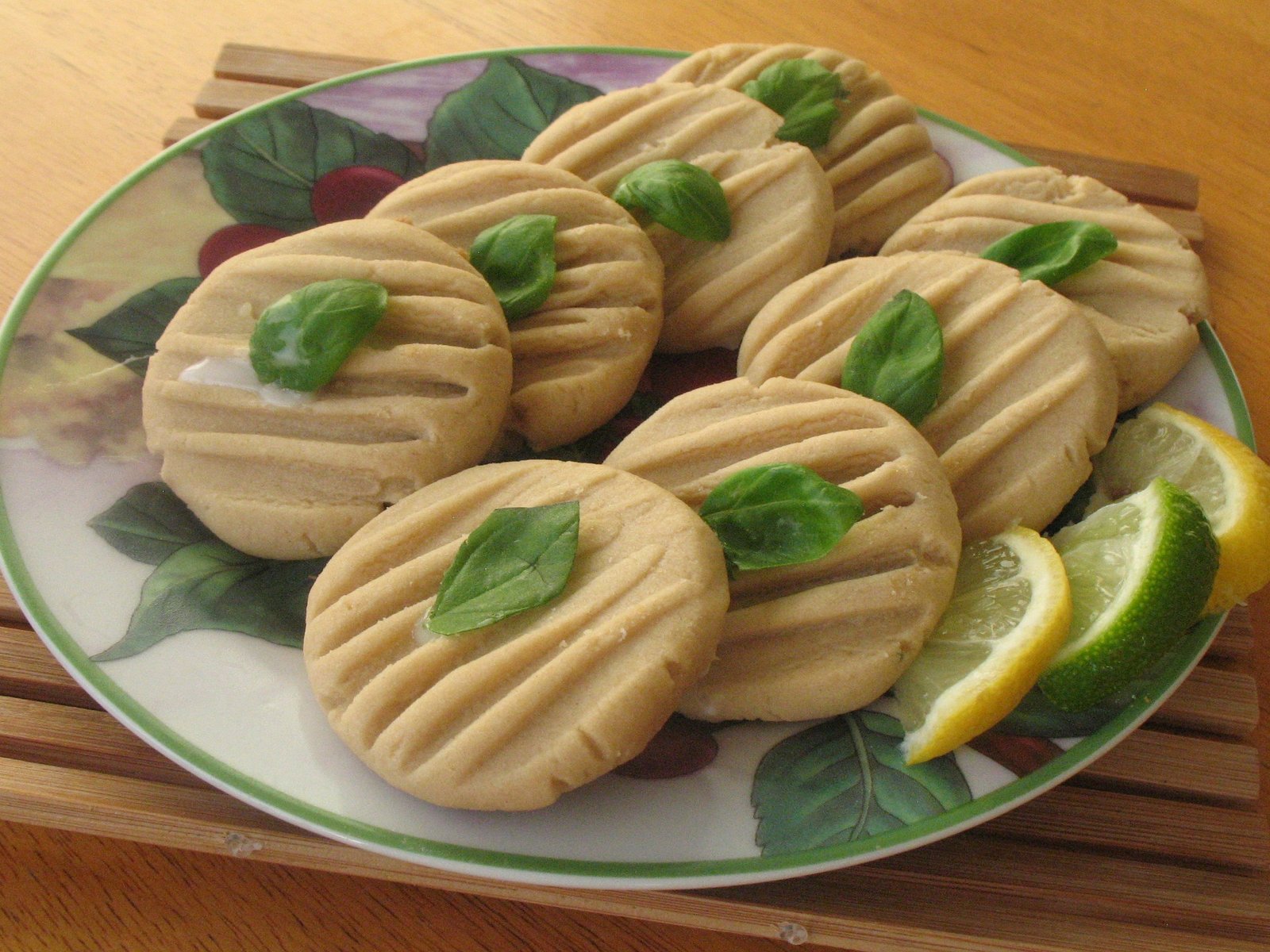 Lemon Lime Basil Italian Shortbread Cookies Michele Romano Recipes