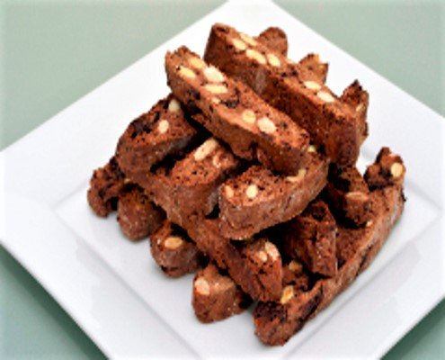 Crunchy Chocolate Biscotti Recipe Michele Romano Recipes